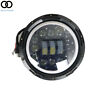 Apo173824 Autoooparts Inch Round Sealed Beam Headlight Halo Drl Projector Waterproof