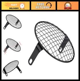 Aqxreighte457ypi18m6037-02  Aqxreight 6.5in Motorcycle Headlight Grill Cover Round Iron Retro For Cruiser Chopper