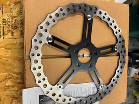 02-990 Arlen Ness Jagged Brake Rotor 15 Inch Softail Dyna Fatboy Heritage Rocker Crossbones
