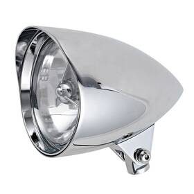 Astradepot 934671117906 5 3/4 Inch 5.75 Chrome Bullet Custom Chopper Bobber Motorcycle Headlight With Visor