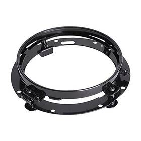 Audexen 639510611835 7 Inch Round Headlight Mounting Bracket Adapter With Harley Motorcycle