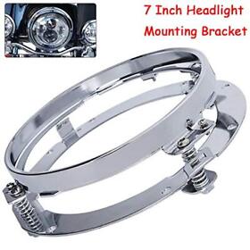 Audexen 7 Inch Round Headlight Mounting Bracket Adapter Compatible