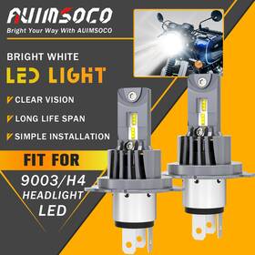 Auimsoco 674488296592 H4 Led Headlights 2pcs Super Bright Hi/lo Beam For Honda Xr650l 1993 2023