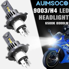 Auimsoco 699943493439 For Yamaha Zuma 125 2009 2015 H4 Dual-beam Led Motorcycle Headlight Pair 2