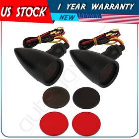 Adp16236901s Autodayplus 2pc Motorcycle Led Bullet Turn Signal Tail Light Indicator Blinkers