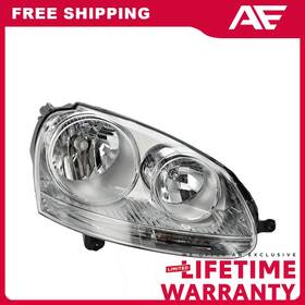 Autoelements 464239467964 Headlight Passenger Side Halogen For 2005-2010 Volkswagen Jetta Golf Rabbit Gti