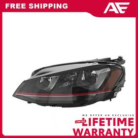 5gm941753a Autoelements Headlight Driver Side Xenon For 2015-2017 Volkswagen Golf Gti