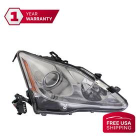 8114053390 Autoelements Headlight Passenger Side Xenon For 2009-2010 Lexus Is250 Is350