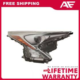Rt10010041 Autoelements Headlight Passenger Side Led For 16-18 Toyota Prius Four Touring Three