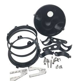 Gr-13 Autokun Universal 7 Inch Headlight Housing Motorcycle Led Black
