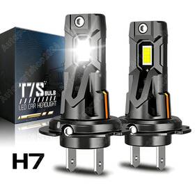 Autolightforu Alft7sh7mt002 2x H7 Led Headlight Bulbs 6500k For Honda Cbr600rr 2003-2017 Cbr600f4i 2001-2006