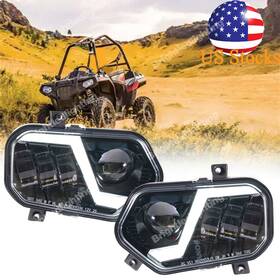 2411143 Auuxxok For Polaris Oem Right And Left Hand Headlight 16-18 Ace 570 14-20 Xp1000