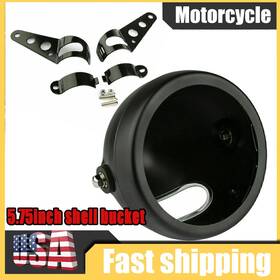 Luy-212655 Auuxxok 5-3/4 Inch 5.75inch Motorcycle Led Headlight Mount Housing Bucket Bracket For Bike