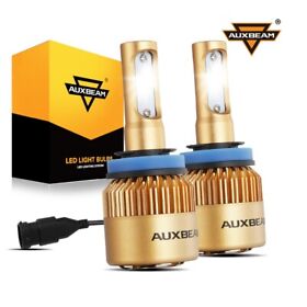 Tea-s3-05 Auxbeam H8 H9 H11 Led Headlight Kit Low Beam Bulbs Bright White 6500k 72w 8000lm