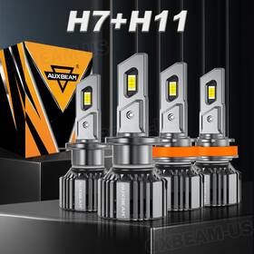 Ken-f15h711-16 Auxbeam For Suzuki Gsxr600 750 2006-2007 2011-2019 H7 H9 Led Headlight White 90w 25000lm