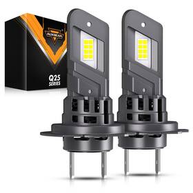 Auxbeam Sw-q25h7-0023 H7 Motorcycle Led Headlight Low Beam Bulbs Super Bright White 6500k 2pcs