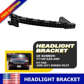 Xpd-ddz-76511 Auxito For 2009-2015 Honda Pilot Bumper Support Retainer Brackets Lh And Rh Set Black A