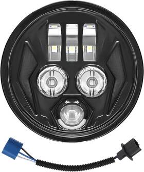 Mt-y304-b-ds Avouz 5-3/4 5.75 Inch Motorcycle Led Headlight For Harley 5.75-inch Chrome