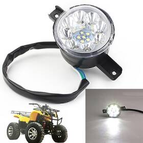 B-shiparts 550730812799 3 Wire Led Headlight Head Light Atv Quad 110cc 125cc Taotao Coolster Gokart Us