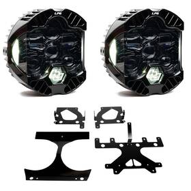 448112 Baja Designs Dot Lp6 Headlights Kit White Drl For 15-24 Harley Road Glide