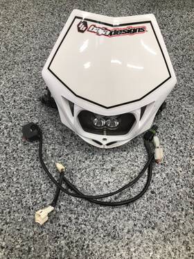 557001 Baja Designs 550001 Kawasaki Kx450f Squadron Headlamp 2009-18 Used Part P/n