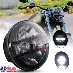 Besure 5.75 Round Led Headlights Bright Inch Motorcycle Headlight Assemblies Hi/lo Beam Lamp H4 Easy Install