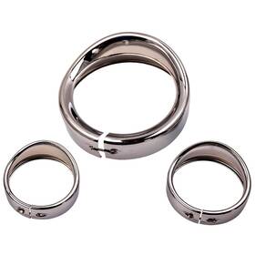 2nw75y Bfo 7ftft Headlight Trim Ring And 4 1/2ftft Fog Light For Harley Touring 1983-13