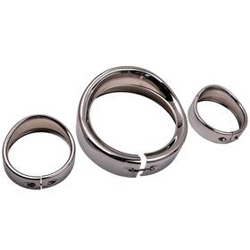 9weczq Bfo 7ftft Headlamp Trim Ring And 4 1/2ftft Fog Light For Harley Road King New