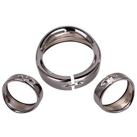Bojpn2 Bfo 7 Inch Visor Style Headlamp Trim Ring 4.5 Passing Lamp For Glide