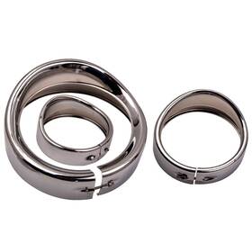 Bps24z Bfo New Motorcycle 7 Inch Headlight And 4.5 Auxiliary Bezel Trim Cover Visor For Harley