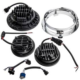 Cw2f6x Bfo 7 Inch Headlight And Passing Lights Mount Ring Kit For Harley Aftermarket