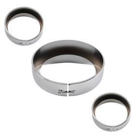 D97jfe Bfo Aluminum Headlight Bezel Cover For Harley Street Glide Flhx 2006-2016 Chrome