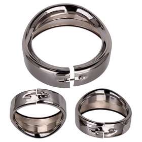 L1v8tq Bfo 7ftft Headlight Trim Ring And 4 1/2ftft Fog Light For Harley Fld 12-2016