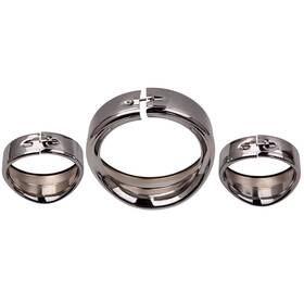 Lm1g2b Bfo Metal 7 Inch Headlight 4.5 Passing Fog Lamp Trim Ring Bezel Visor Cover Fit Harley