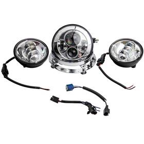 V2fg1p Bfo 7 Inch Headlight And Passing Lights Mount Ring Kit For Harley Aftermarket