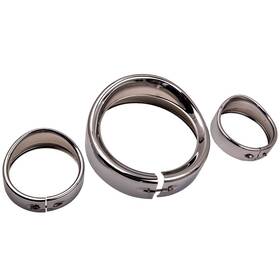 Wfvun2 Bfo 7 Inch Visor Style Headlamp Trim Ring 4.5 Passing Lamp For Glide