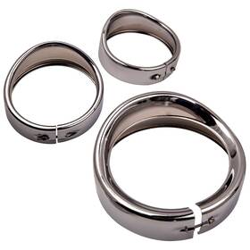 Wredm6 Bfo 7 Inch Visor Style Headlamp Trim Ring 4.5 Passing Lamp For Glide