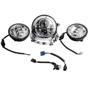Z50rbc Bfo 7 Inch Headlight And Passing Lights Mount Ring Kit For Harley Aftermarket