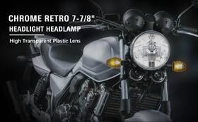 Bfyaccountusa 211100415063 7ftft Round Led Headlight Retro Head Light Front Lamp For Honda Cb400 Cb1300
