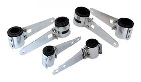 Hlb7ch Bike-it Open Box Chrome Headlight Bracket With Wraparound Rubber