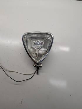 Bolonimotorcycle 699995119042 Motorcycle Triangle Headlight Chrome Housing Front Lights For Harley Choppers