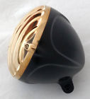 Csc-702b Brass Crime Headlight Choppers Rapide Scene Real Grill Black Usa