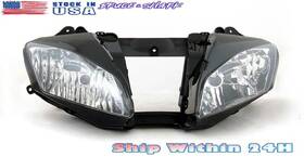 M513-a038-clear Bruce&shark Front Headlight Grille Headlamp Led Protector Clear For Yamaha Yzf-r6 2006-07 U5