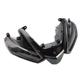 M513-a110-smk Bruce&shark Headlamp Headlight Guard Protector Grill Led Smoke For Aprilia Rs660 20-24 Rsv4
