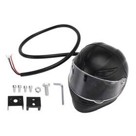 M513-b136-blk Bruce&shark 12v-80v Led Worklight Front Headlight Spotlight Fog Light Helmet-look For Motor