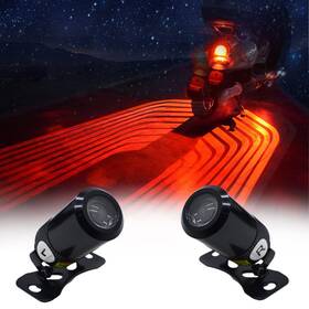 Mla03r Buknikis Motorcycle Angel Wings Projection Light Kit Underbody Waterproof Ghost Shado