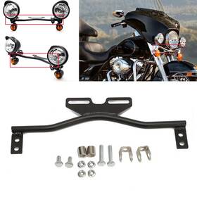 Cvg00891 Camt Black Motorcycle Light Bar For Honda Shadow Ace Phantom Vlx Vt 700 750 1100