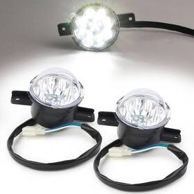 Cbdtimes 550737221853 Led Headlight 3 Wire Head Lamp Atv Quad 110 125cc Taotao Coolster Gokart Us 2pcs