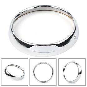 Cbdtimes 550738973553 Headlight Trim Ring Cover Fit Harley Touring Road King Electra Tri Glide Chrome