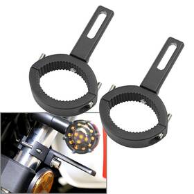 Cbdtimes 636432289685 38-60mm Fork Tube Mount Bracket Headlight Fog Spotlight Holder Clamp Black Usa